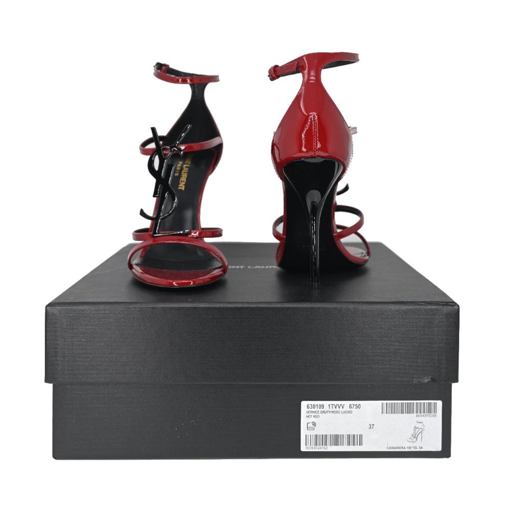 Saint Laurent Cassandra Heeled Sandals - Picture 6 of 8